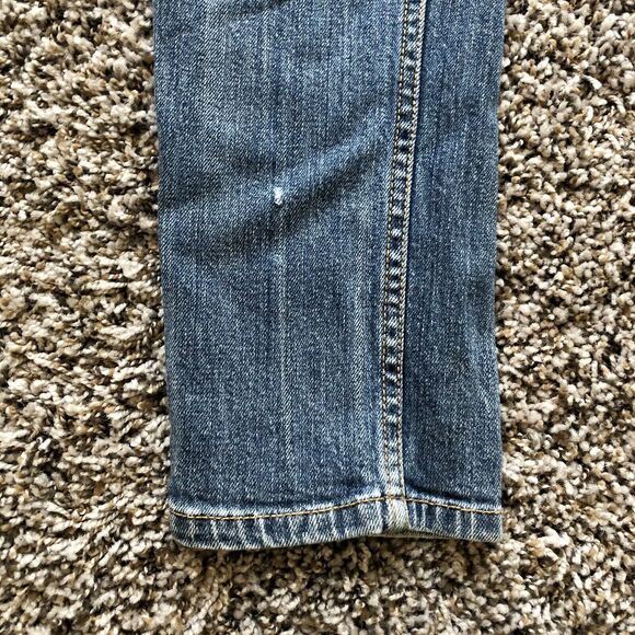 ALLEN B. by Allen Schwartz Jeans 6 Blue Mid Rise Retro Vintage Ankle Zip - Picture 12 of 13